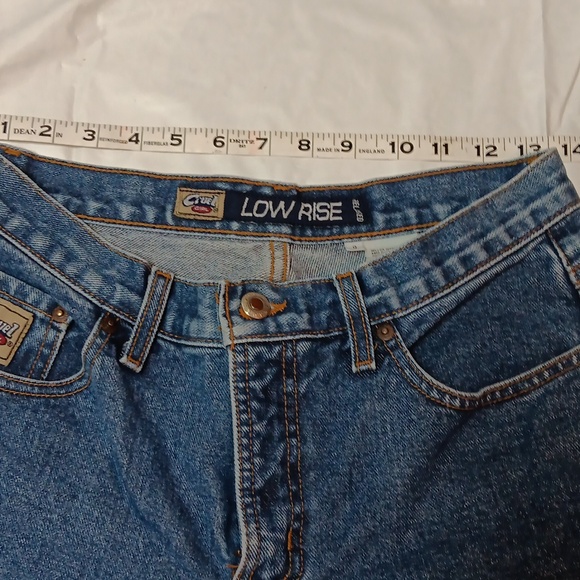 Cruel Girl Low Rise Relaxed Classic Blue Denim Jeans Junior's Size 9 - Picture 13 of 16